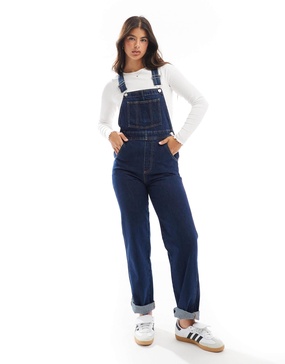 ASOS DESIGN denim overall in rinsewash