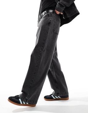 ADPT super baggy jeans in washed gray