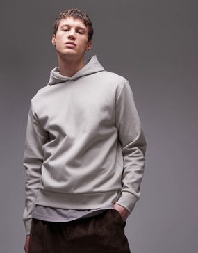 Mango hoodie in stone