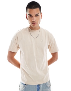 Aape By A Bathing Ape regular fit short sleeve T-shirt in beige