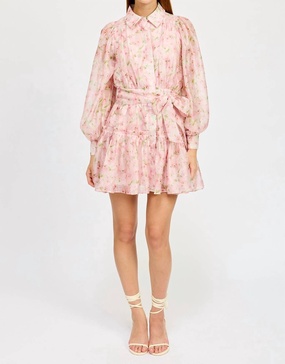 josette mini dress in pink