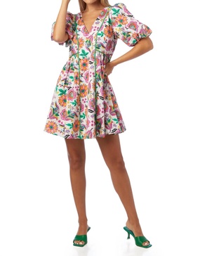 kilby dress in floral festival