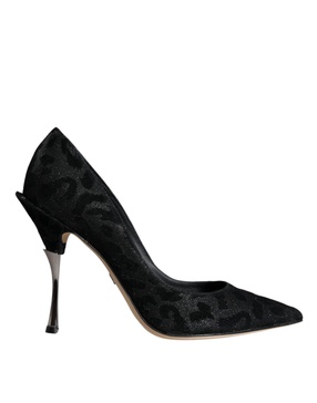 Leopard Lurex High Heel Pumps