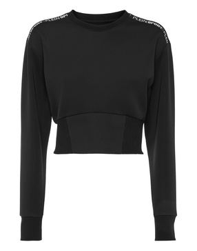 cropped sweatshirt ls