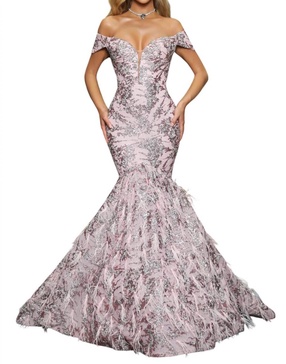 mermaid pageant dress in pink