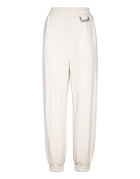 leisurewear trousers embroidery signature