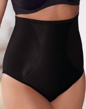 classix medium control body shaping girdle in black