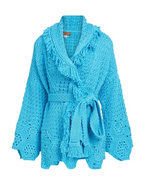 Blooming Flowers cotton cardigan