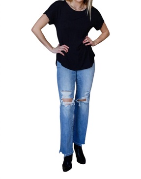 your favorite lounge tee in black