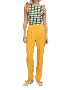 lindes sleeveless knit top in multi