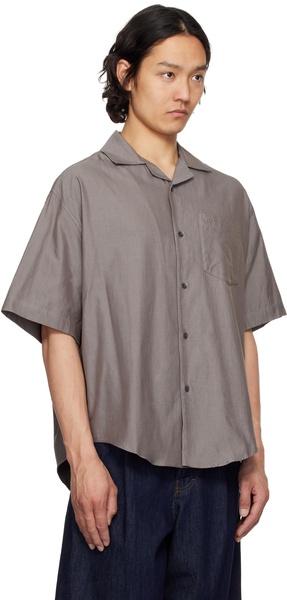 Cotton gabardine shirt