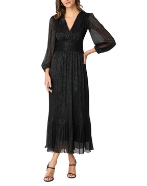 Shoshanna Women's Jet Pleated Chiffon Clara Dress