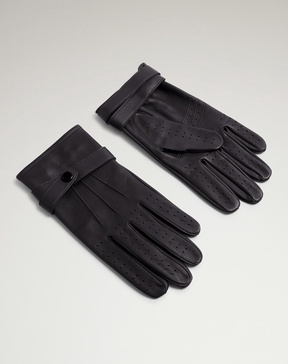 Leather Wrap Driving Gloves
