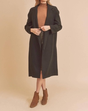paris coat in black