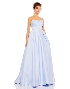 strapless sweetheart ballgown