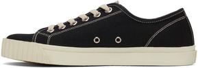 Black Canvas Tabi Sneakers