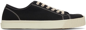 Black Canvas Tabi Sneakers
