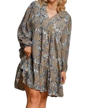 angie dress in grey