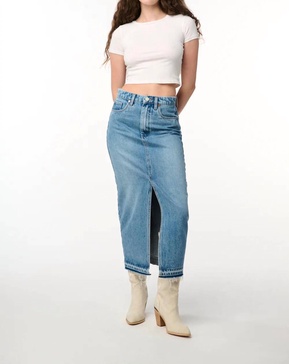 double duty skirt in denim