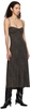 Black Ariel Midi Dress