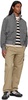 Beige Cotton Gabardine Regular Cargo Pants