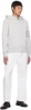 Gray Double Face Knit 4-Bar Hoodie