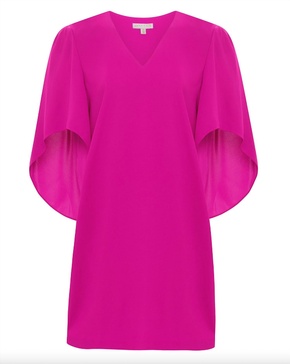 women's meredith midi dress in very berry