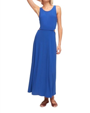 ariane sleeveless dress in azul