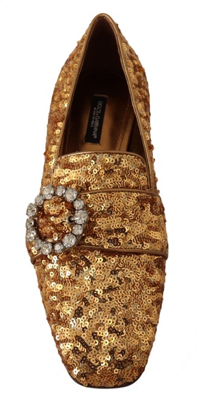 Embellished Loafers with Sequins and Crystals by Dolce & Gabbana