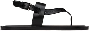 Leather thong sandals
