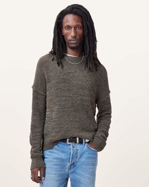 Chillion Boxy Oversized Crew Neck Sweater