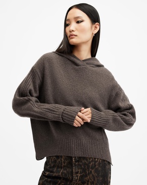 Ines Recycled Cashmere Wool Blend Hoodie