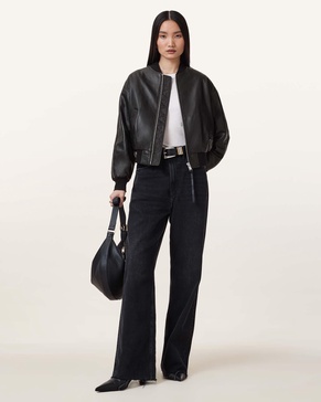 Zenith Leather Bomber Jacket