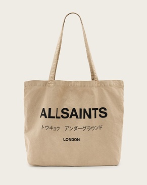 Underground Acid Wash Logo Tote Bag