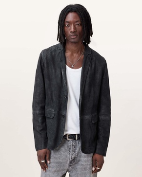 Monet Waxed Suede Blazer