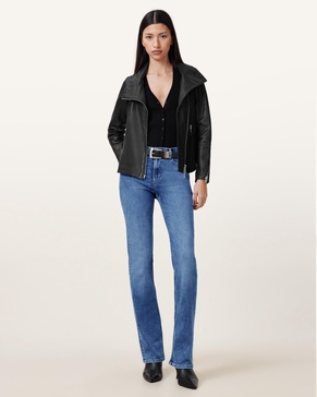 Haldan Slim Bootcut Stretch Denim Jeans