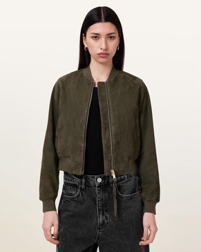 Orten Suede Bomber Jacket