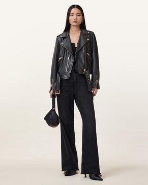 Balfern Leather Biker Jacket