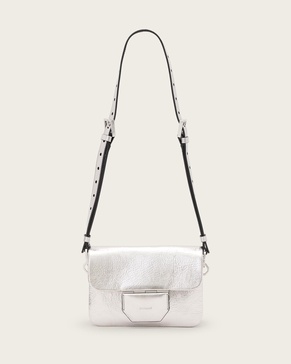 Jupiter Metallic Leather Crossbody Bag