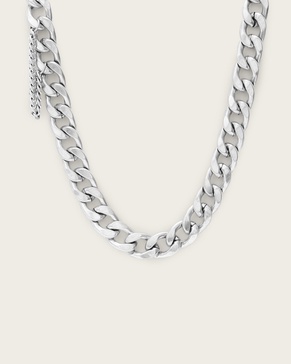 Nya Hexagon Chain Choker Necklace