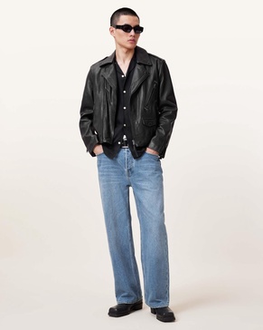 Ronnet Leather Biker Jacket