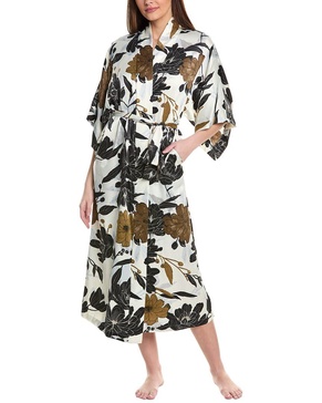 Natori Womens Peony Blossom Robe Length: 52"