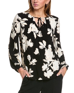 Anne Klein Tie Neck Blouse