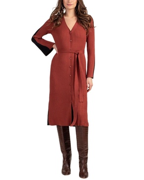 Trina Turk Women's Two Tone Sweater Dress