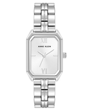 Women's Quartz Silver-Tone Octagonal Metal Alloy Bracelet Watch, 24mm