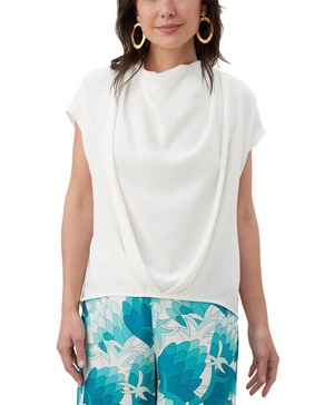Trina Turk Women's Cowl Neck Blouse