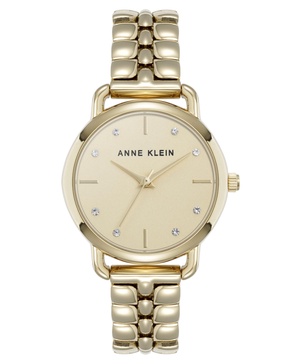 Women's Quartz Signature Gold-Tone Metal Alloy Watch, 30mm