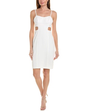 BCBGeneration Women's Sleeveless Sweetheart Neck Twill Mini Day Dress