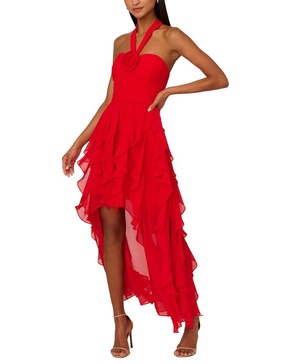 mesh halter dress