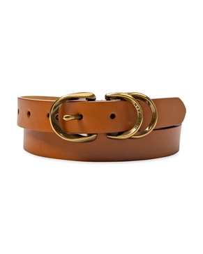 Cole Haan Women's Metal Loop Skinny Dress Belt